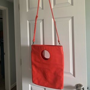 ⭐️⭐️ Orange Purse:  shoulder/crossbody/clutch